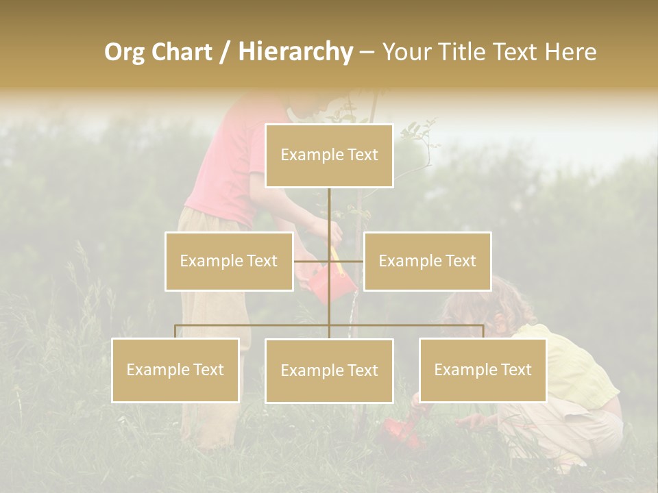Forest Young Garden PowerPoint Template