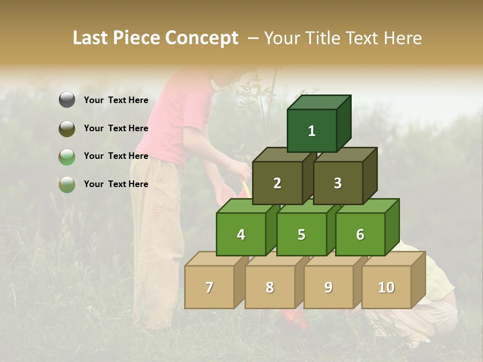 Forest Young Garden PowerPoint Template