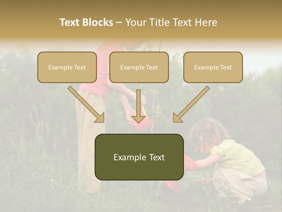 Forest Young Garden PowerPoint Template