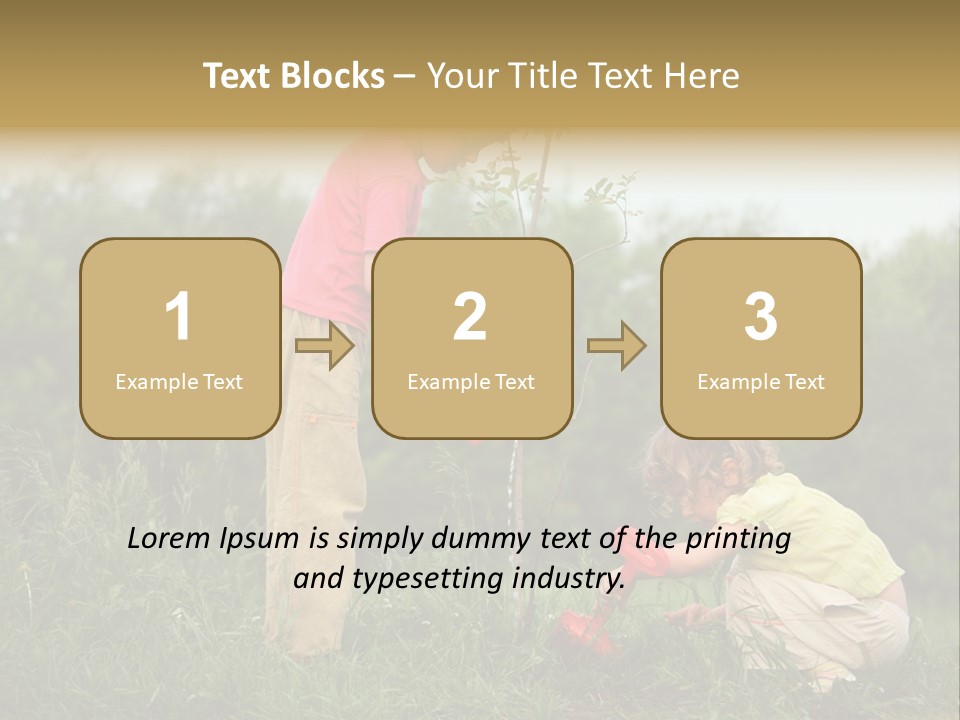 Forest Young Garden PowerPoint Template