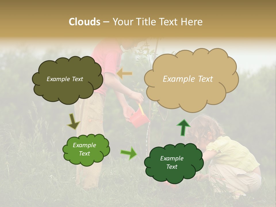 Forest Young Garden PowerPoint Template