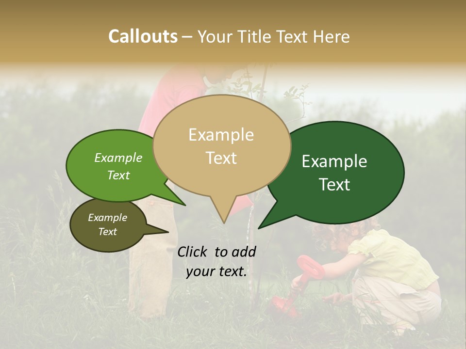 Forest Young Garden PowerPoint Template