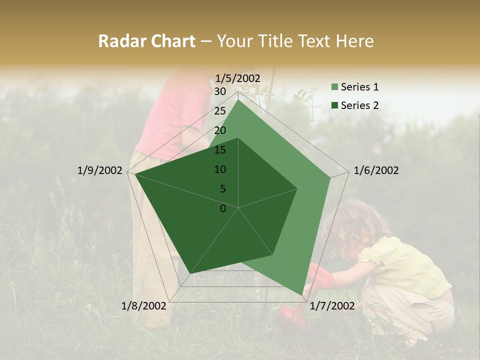Forest Young Garden PowerPoint Template