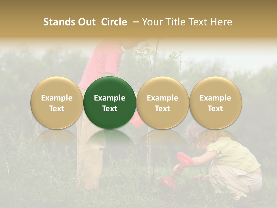 Forest Young Garden PowerPoint Template