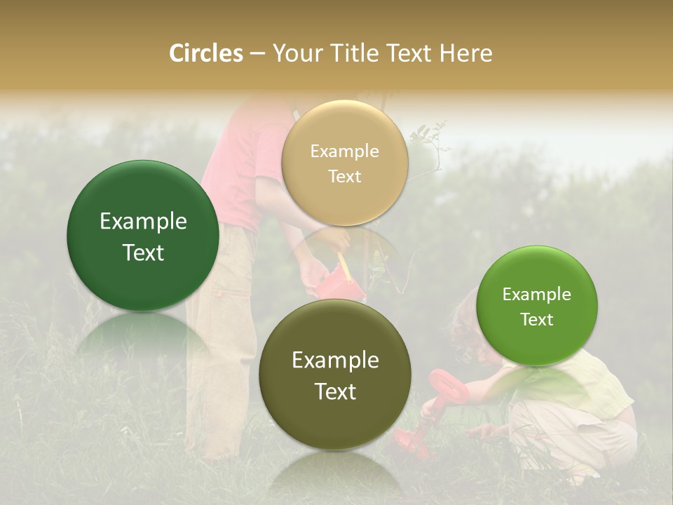 Forest Young Garden PowerPoint Template