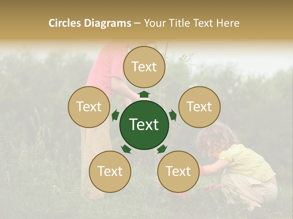 Forest Young Garden PowerPoint Template