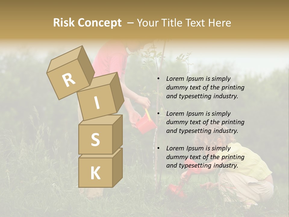 Forest Young Garden PowerPoint Template