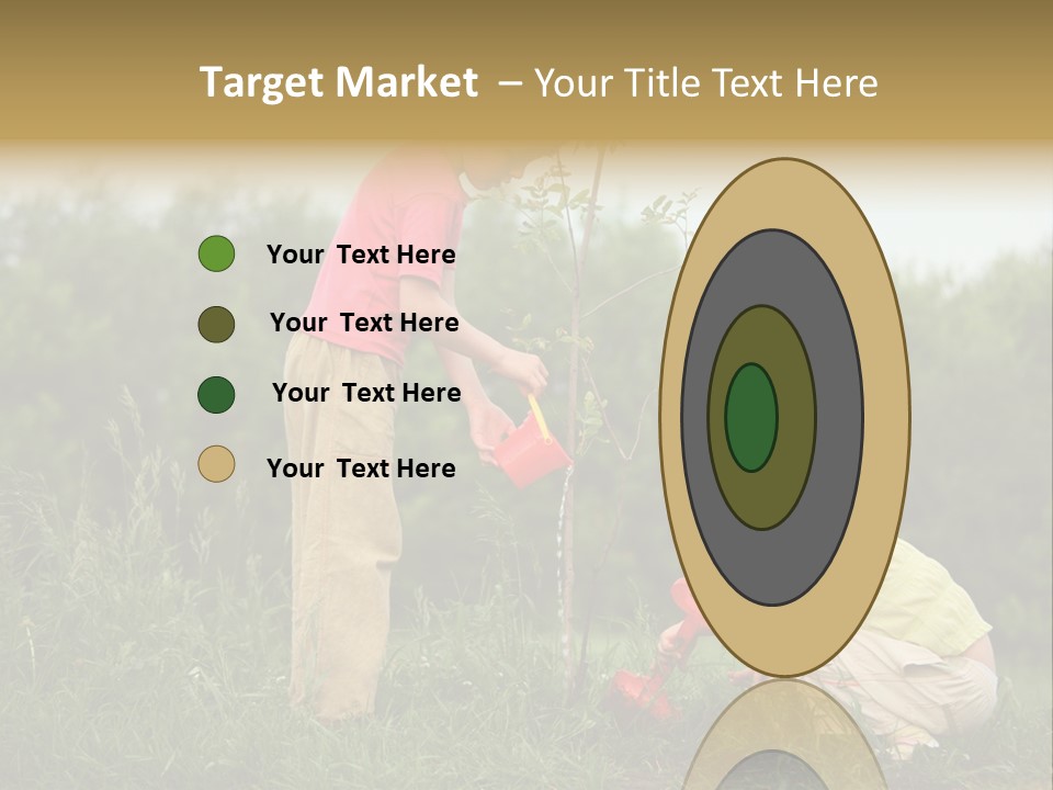 Forest Young Garden PowerPoint Template