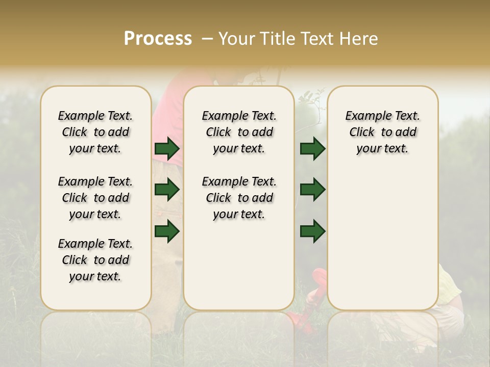 Forest Young Garden PowerPoint Template
