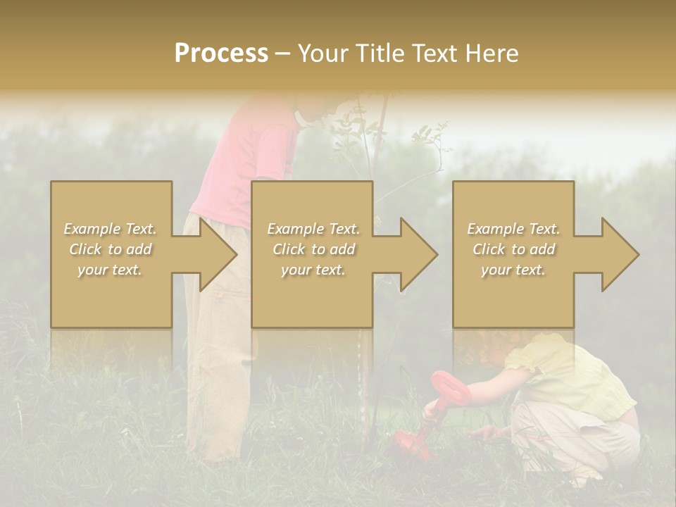 Forest Young Garden PowerPoint Template
