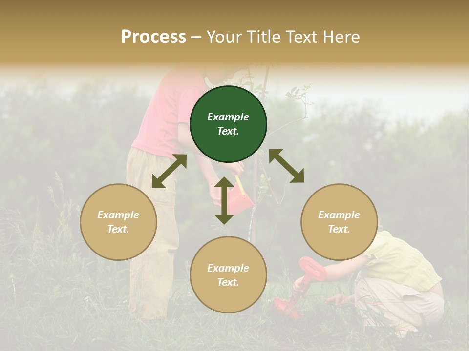 Forest Young Garden PowerPoint Template