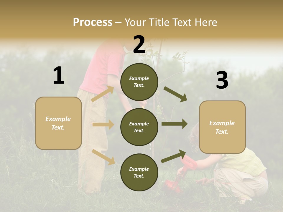 Forest Young Garden PowerPoint Template