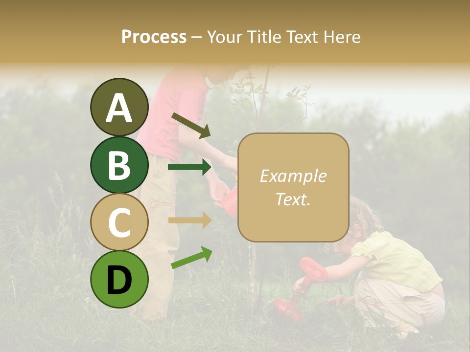 Forest Young Garden PowerPoint Template