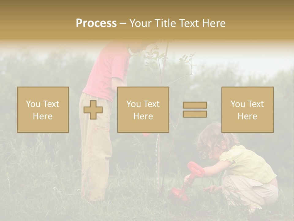Forest Young Garden PowerPoint Template