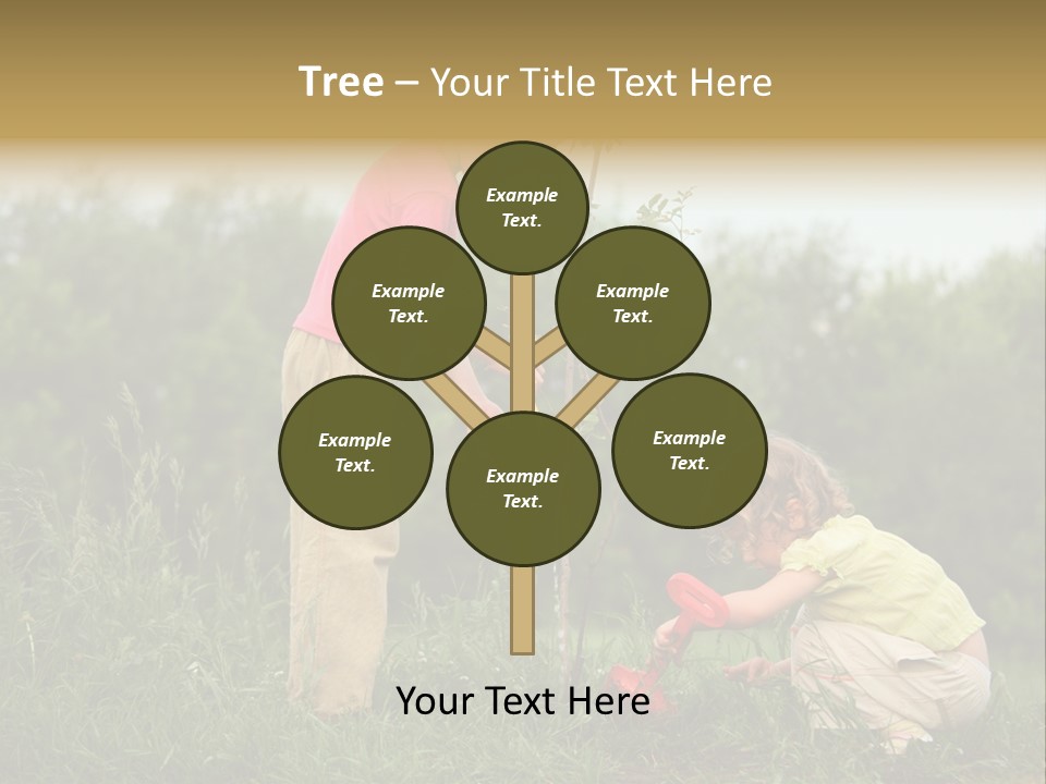 Forest Young Garden PowerPoint Template