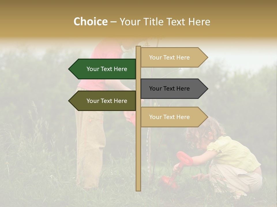 Forest Young Garden PowerPoint Template