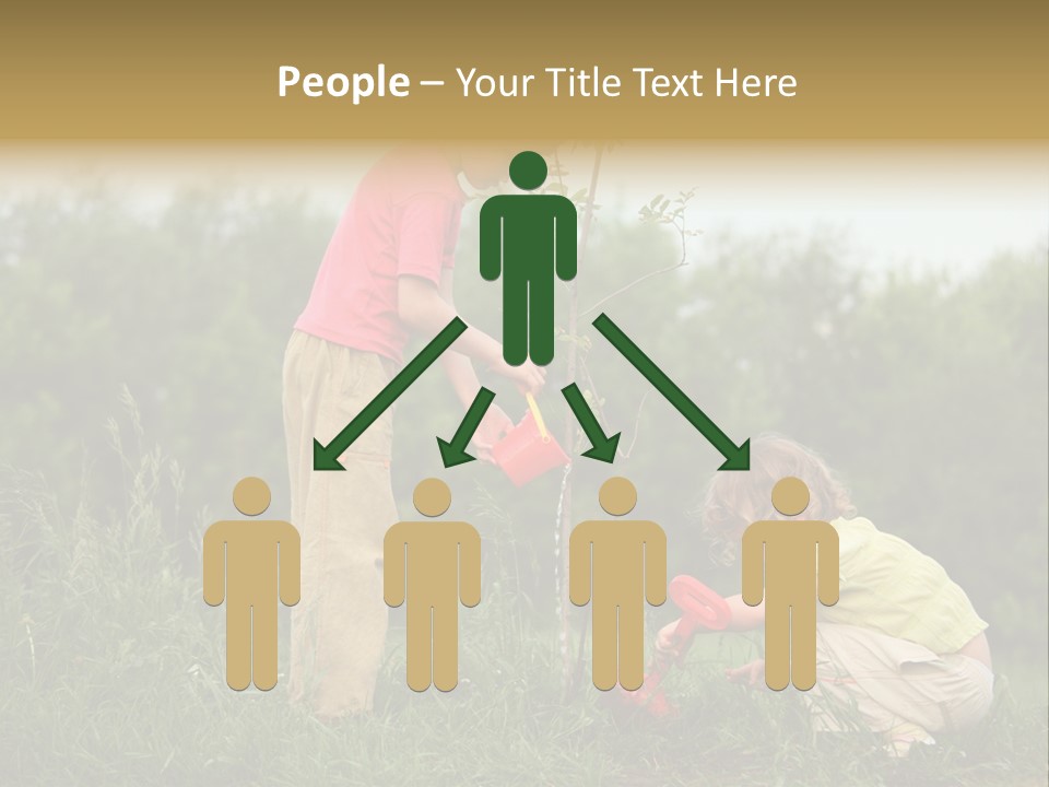 Forest Young Garden PowerPoint Template