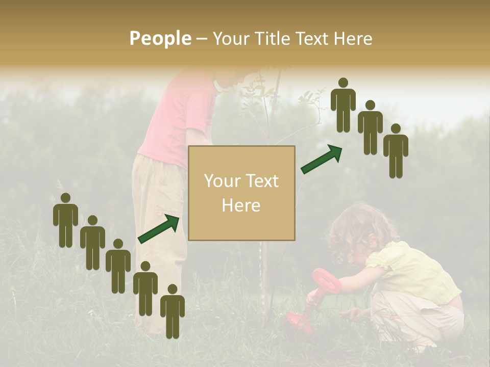 Forest Young Garden PowerPoint Template