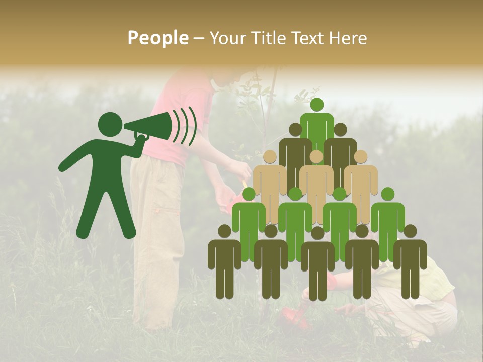 Forest Young Garden PowerPoint Template