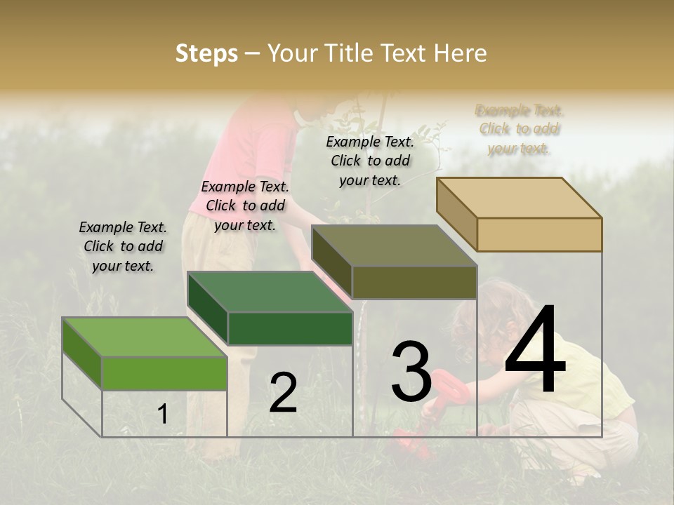 Forest Young Garden PowerPoint Template