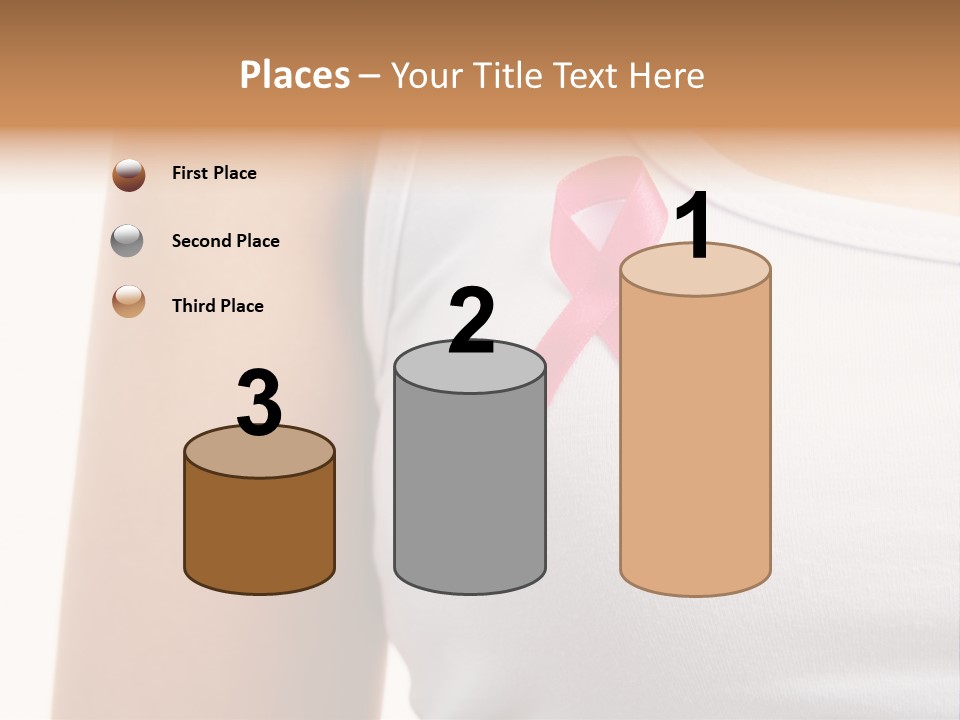 Ribbon Aids Close PowerPoint Template