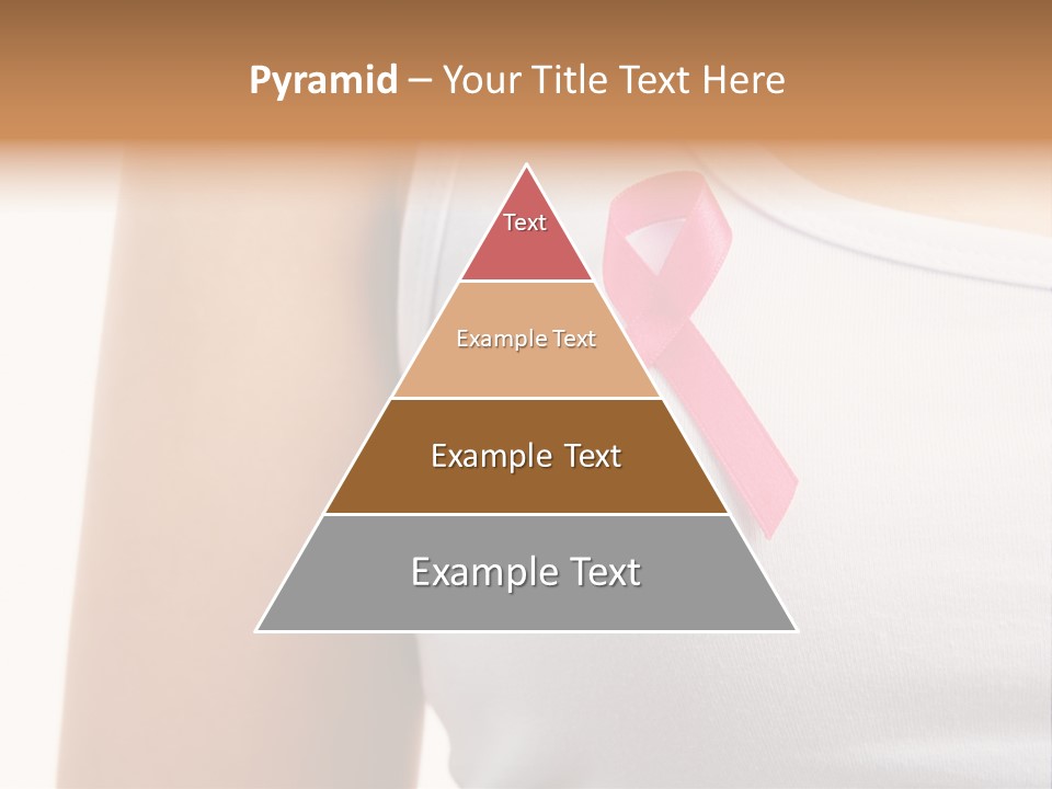 Ribbon Aids Close PowerPoint Template