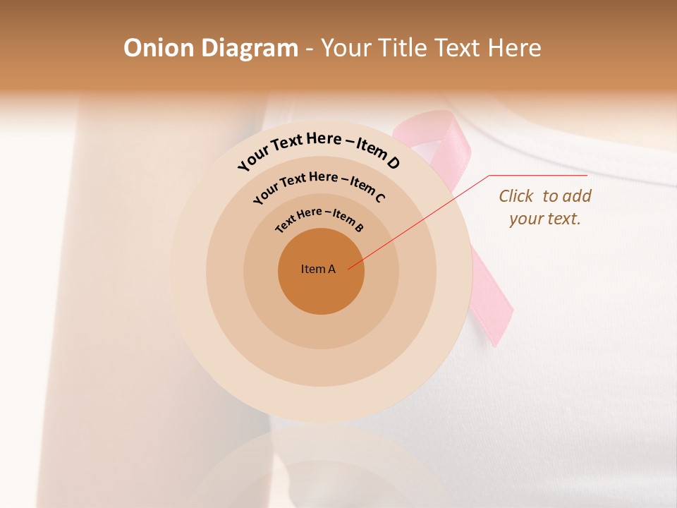 Ribbon Aids Close PowerPoint Template