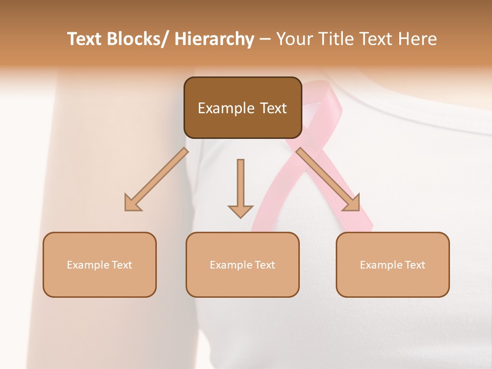 Ribbon Aids Close PowerPoint Template
