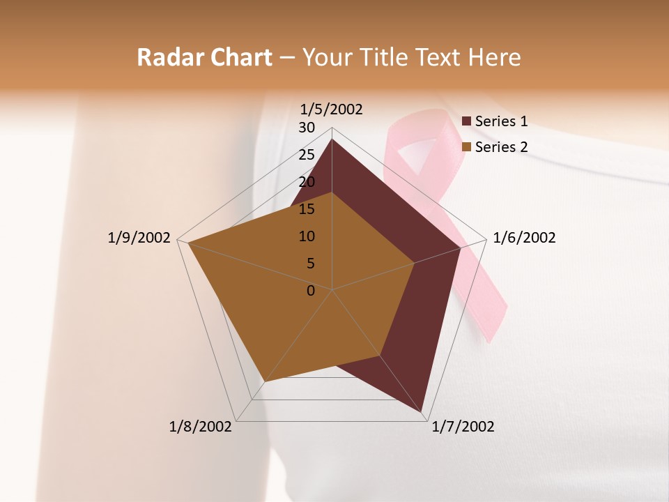 Ribbon Aids Close PowerPoint Template