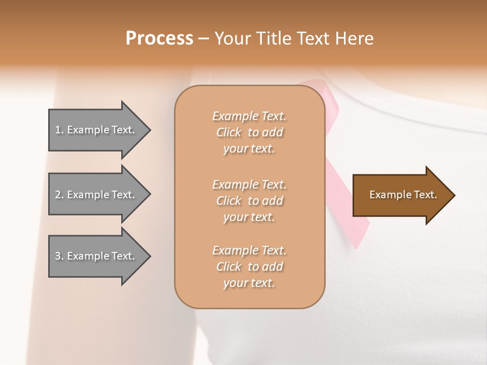 Ribbon Aids Close PowerPoint Template