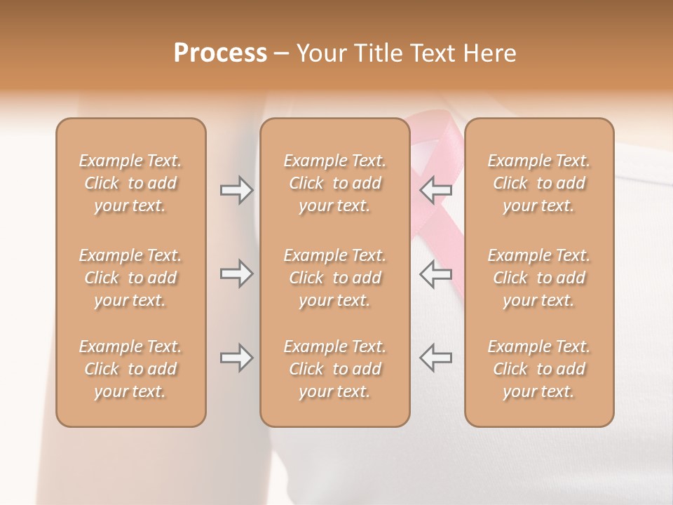 Ribbon Aids Close PowerPoint Template