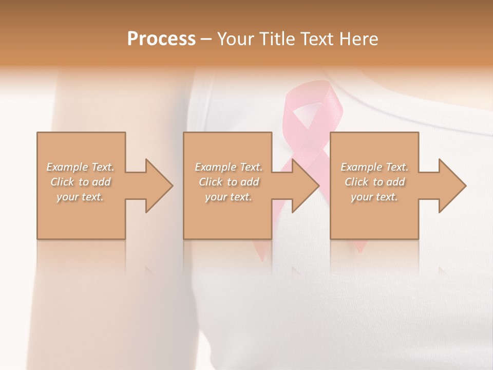 Ribbon Aids Close PowerPoint Template