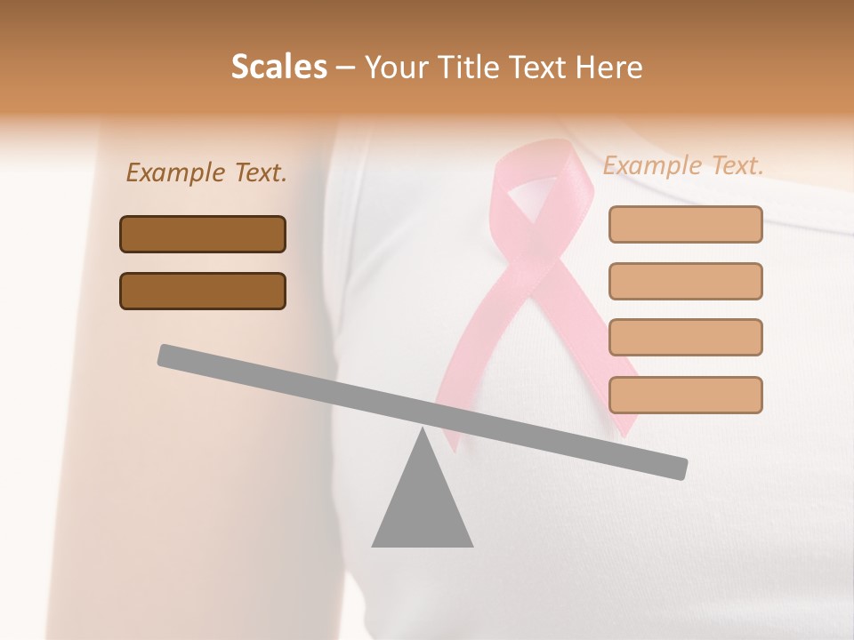 Ribbon Aids Close PowerPoint Template