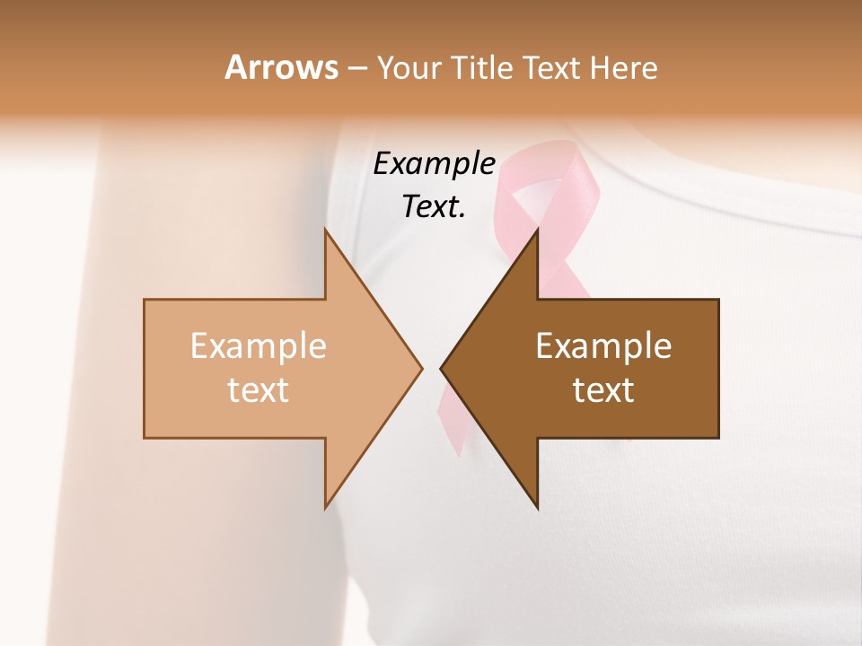 Ribbon Aids Close PowerPoint Template