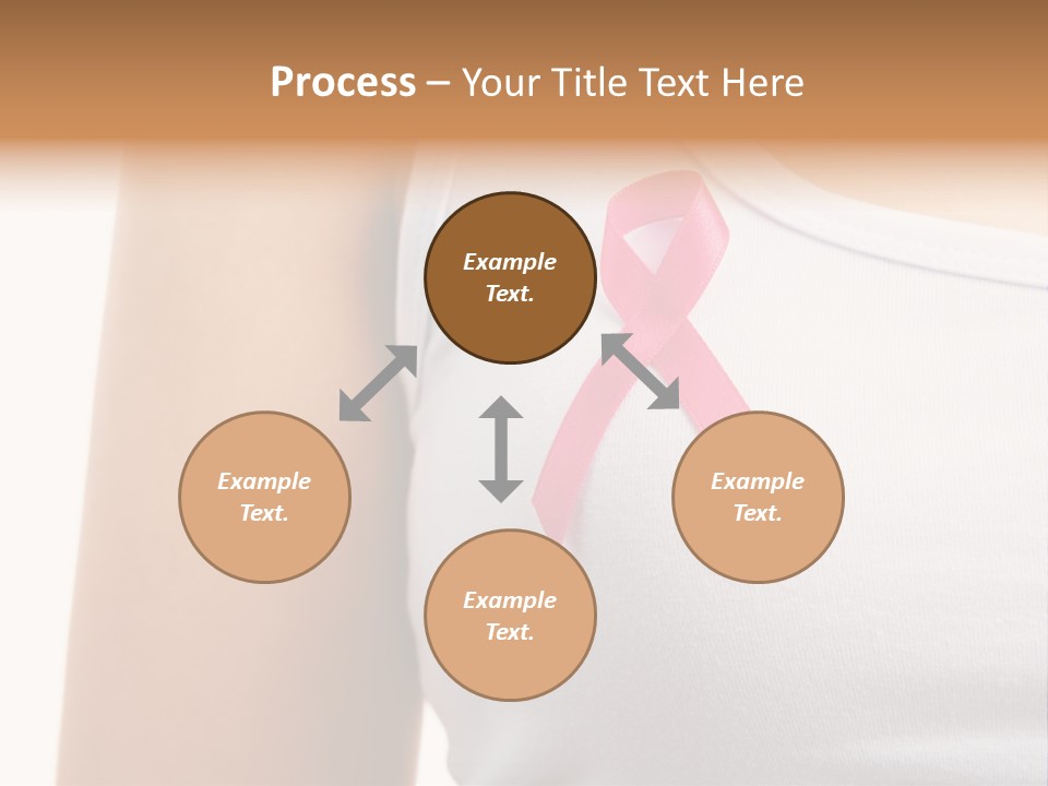 Ribbon Aids Close PowerPoint Template