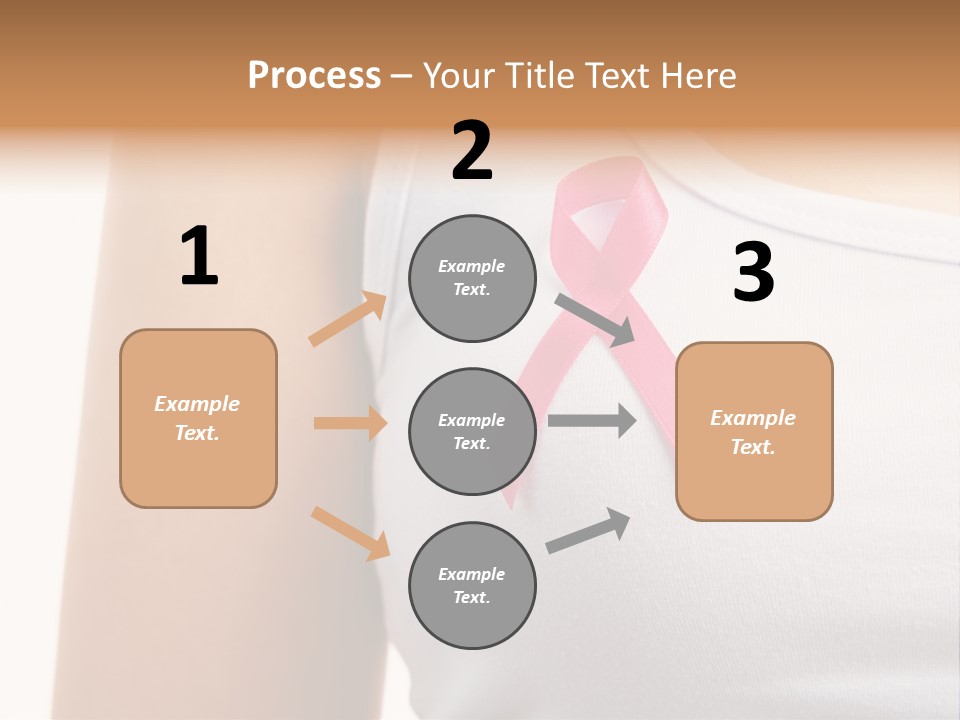 Ribbon Aids Close PowerPoint Template