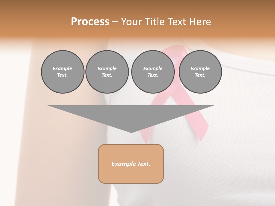 Ribbon Aids Close PowerPoint Template