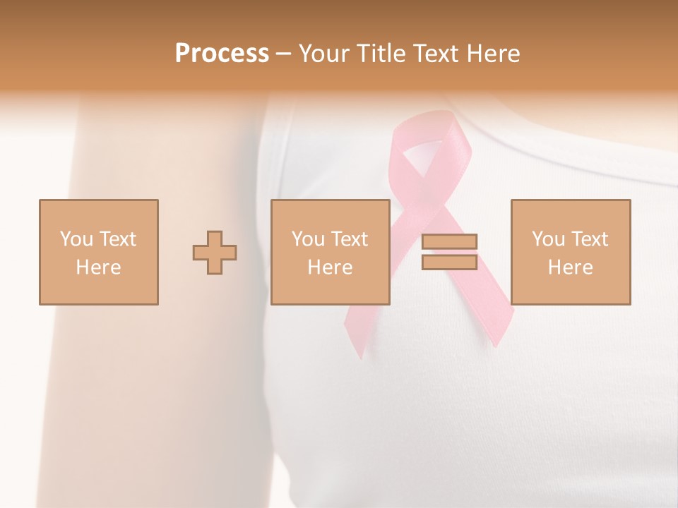 Ribbon Aids Close PowerPoint Template