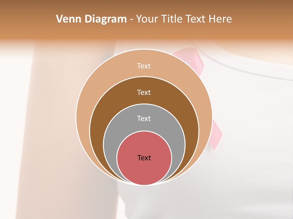 Ribbon Aids Close PowerPoint Template