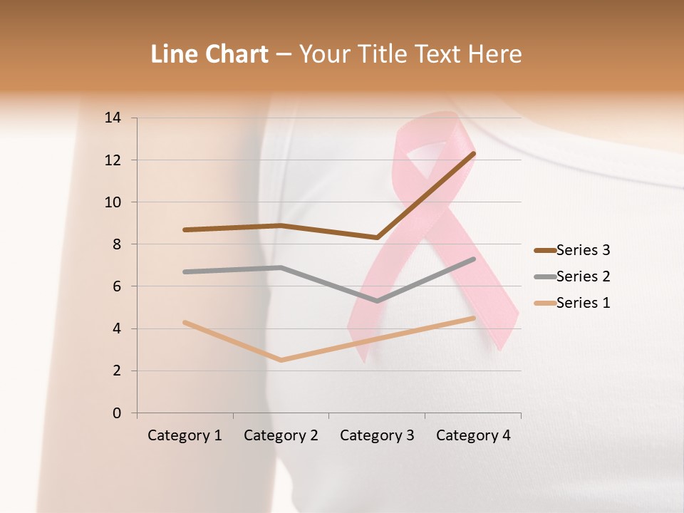 Ribbon Aids Close PowerPoint Template