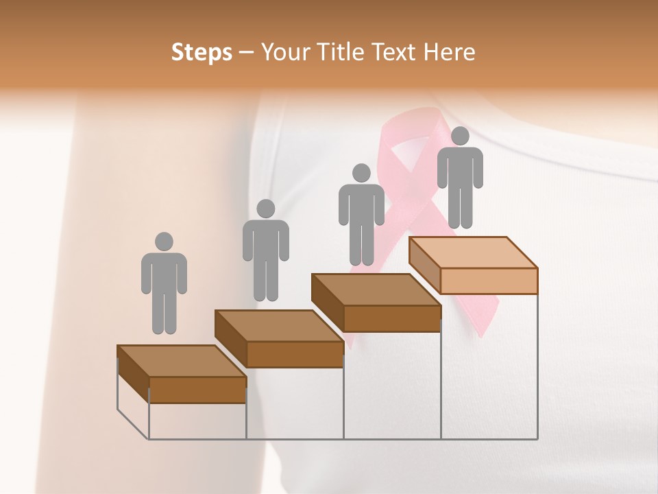 Ribbon Aids Close PowerPoint Template