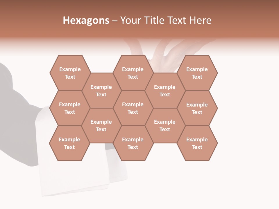 Cutout Tray Over PowerPoint Template