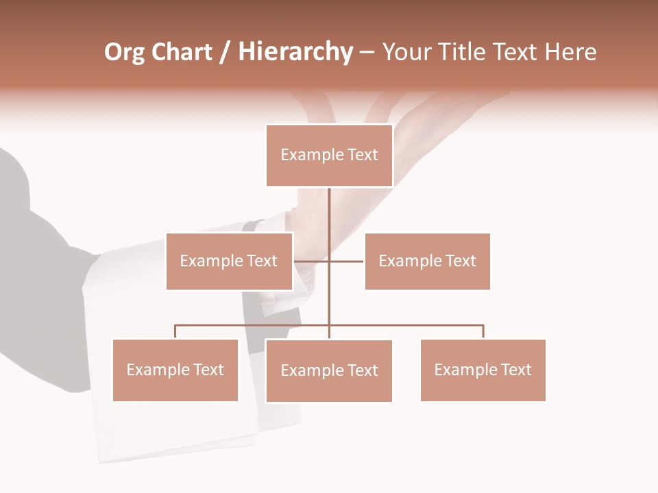 Cutout Tray Over PowerPoint Template