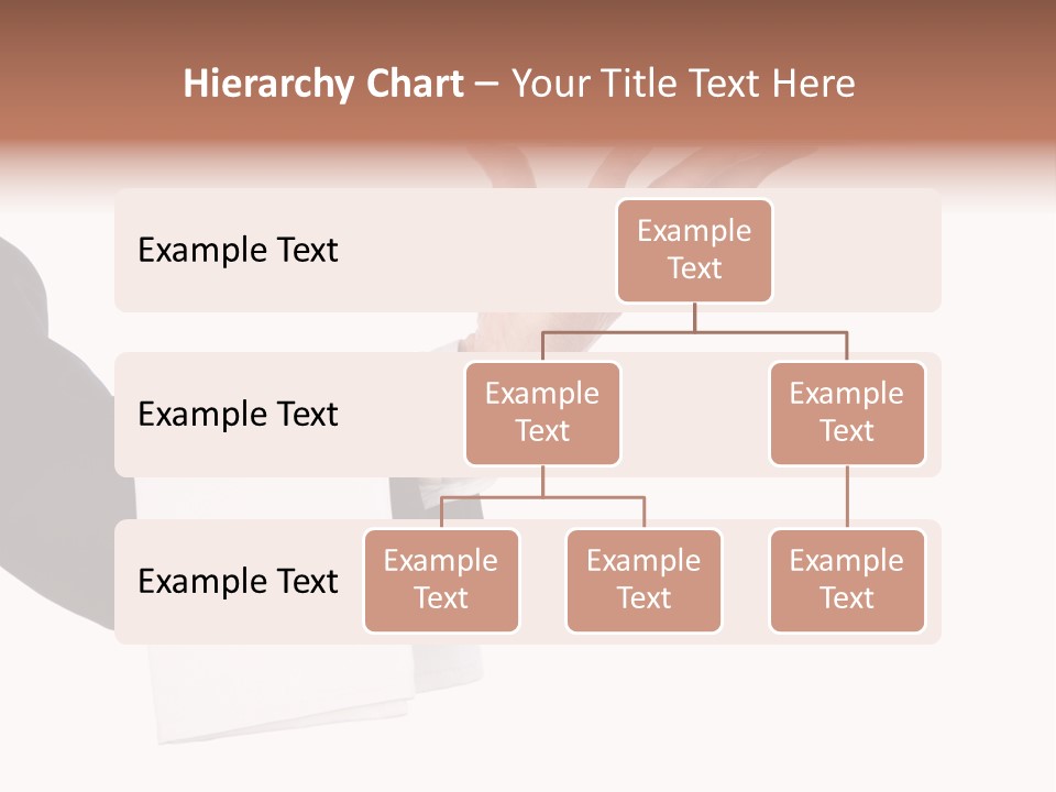 Cutout Tray Over PowerPoint Template