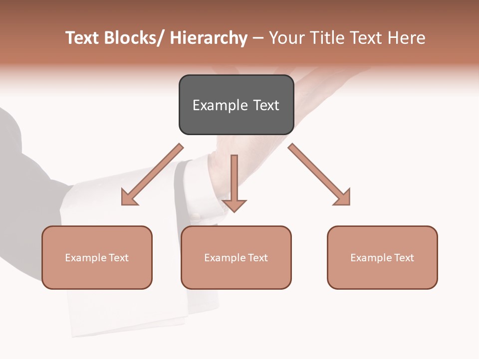 Cutout Tray Over PowerPoint Template