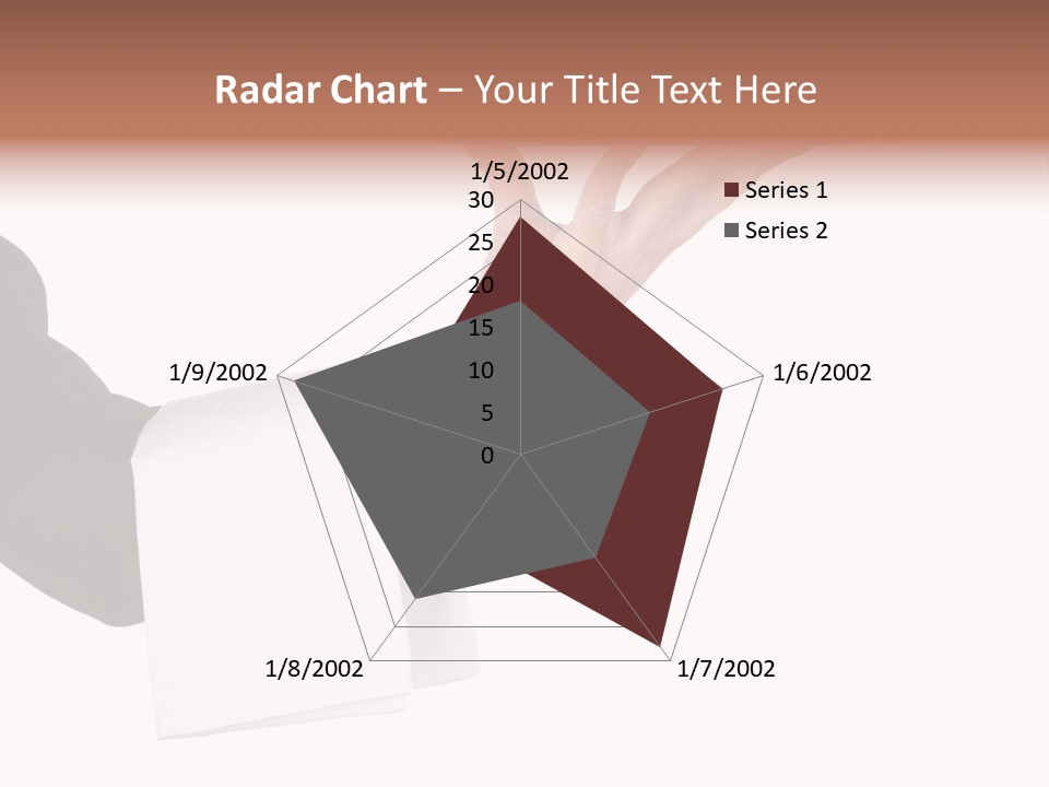 Cutout Tray Over PowerPoint Template