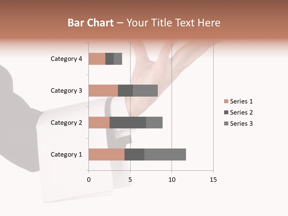 Cutout Tray Over PowerPoint Template