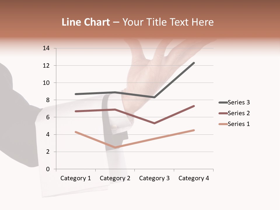 Cutout Tray Over PowerPoint Template
