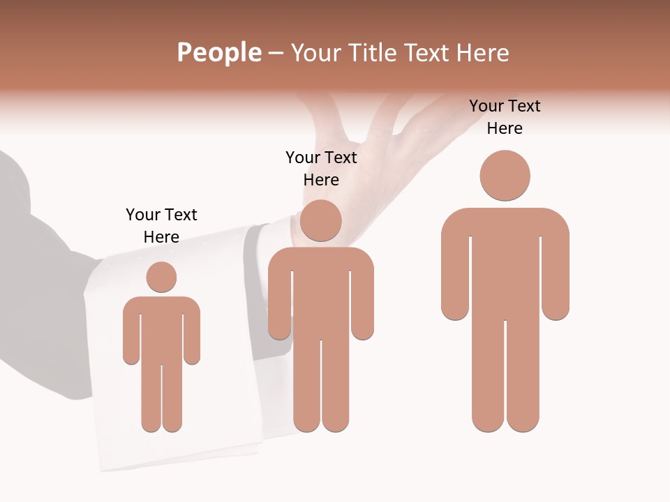 Cutout Tray Over PowerPoint Template