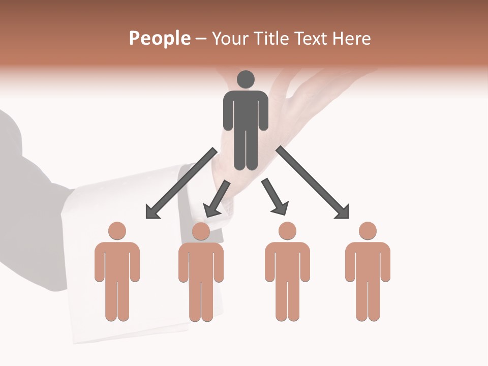 Cutout Tray Over PowerPoint Template